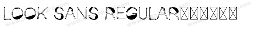 Look Sans Regular字体转换